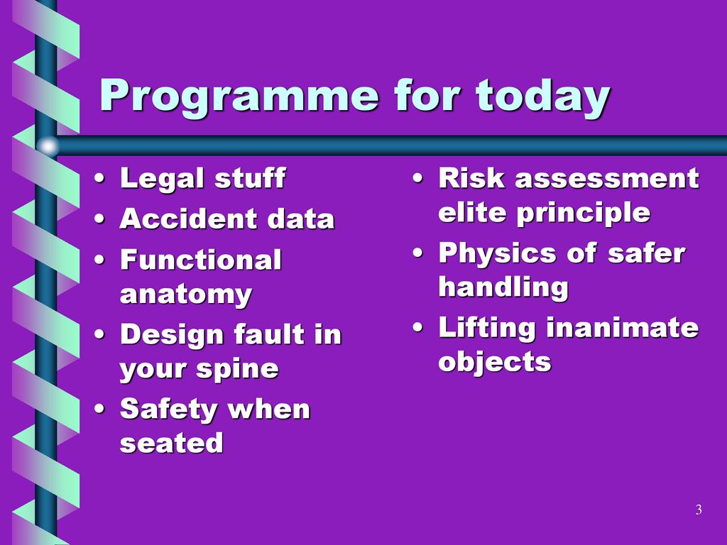 Manual Handling Training Programme Ppt Download
