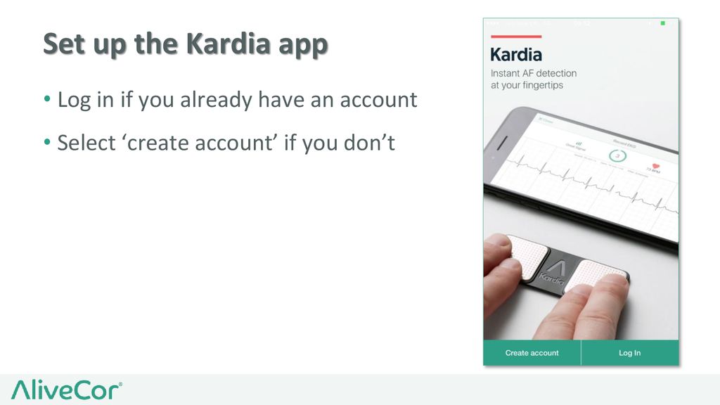 Setting Up Kardia Mobile - MedTach