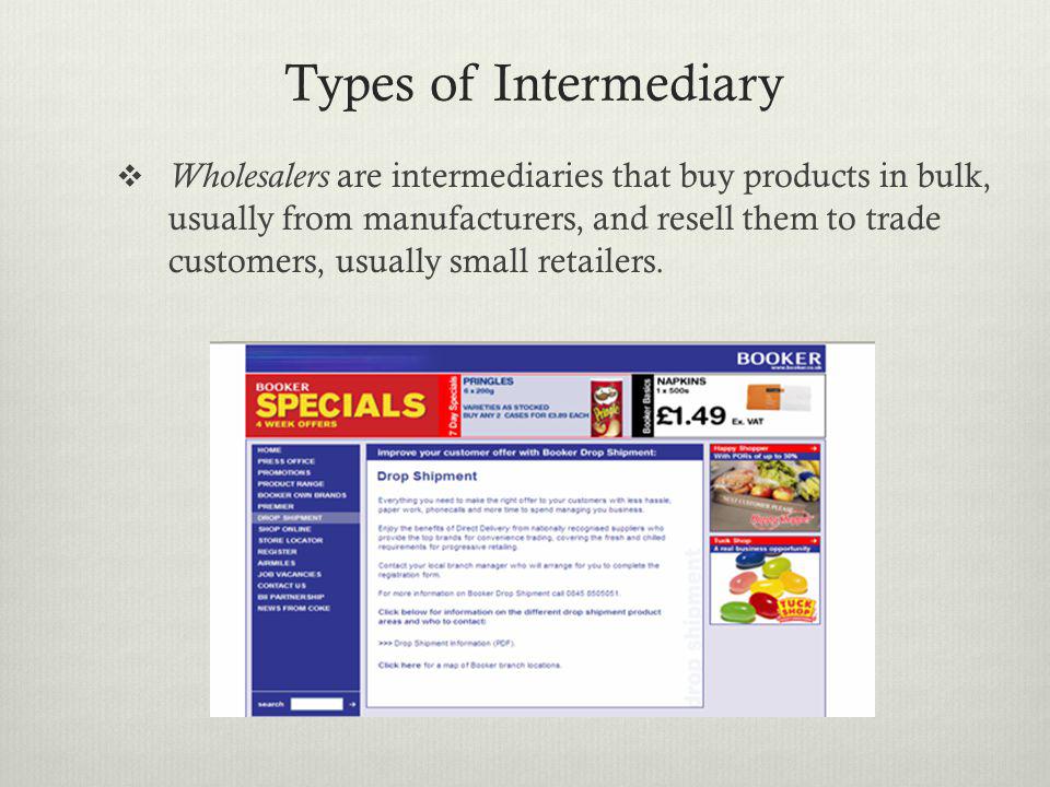 Types of Intermediary