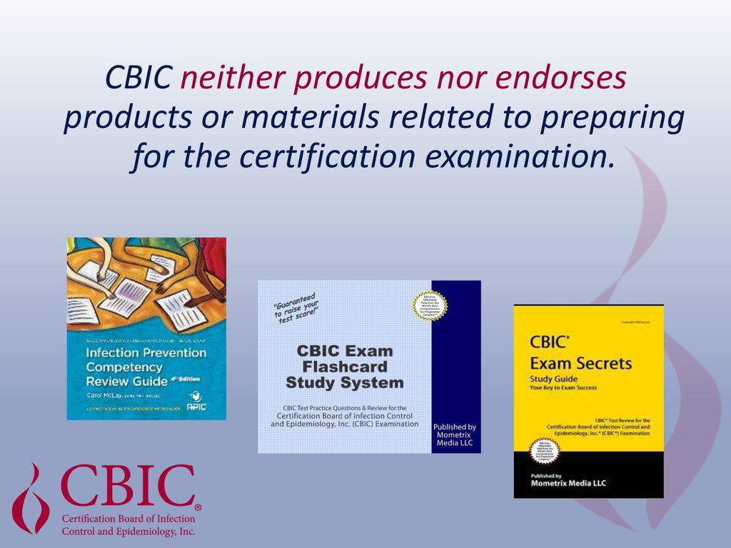 Certification In Infection Prevention And Control Cic Ppt