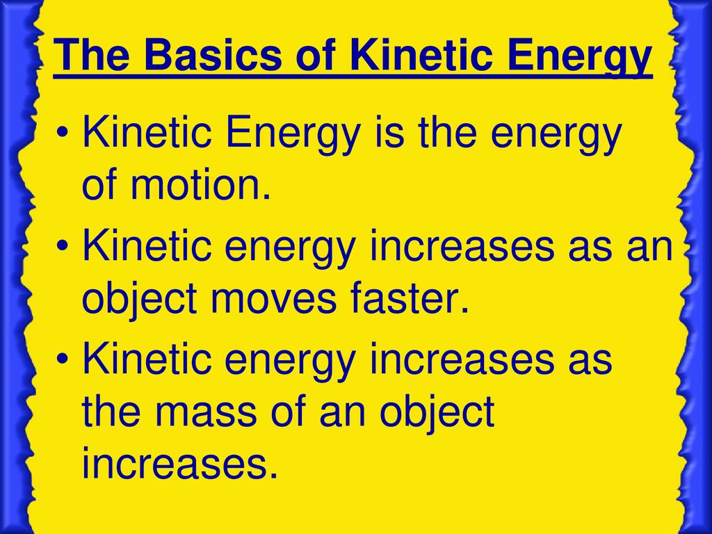 Potential And Kinetic Energy Ppt Download