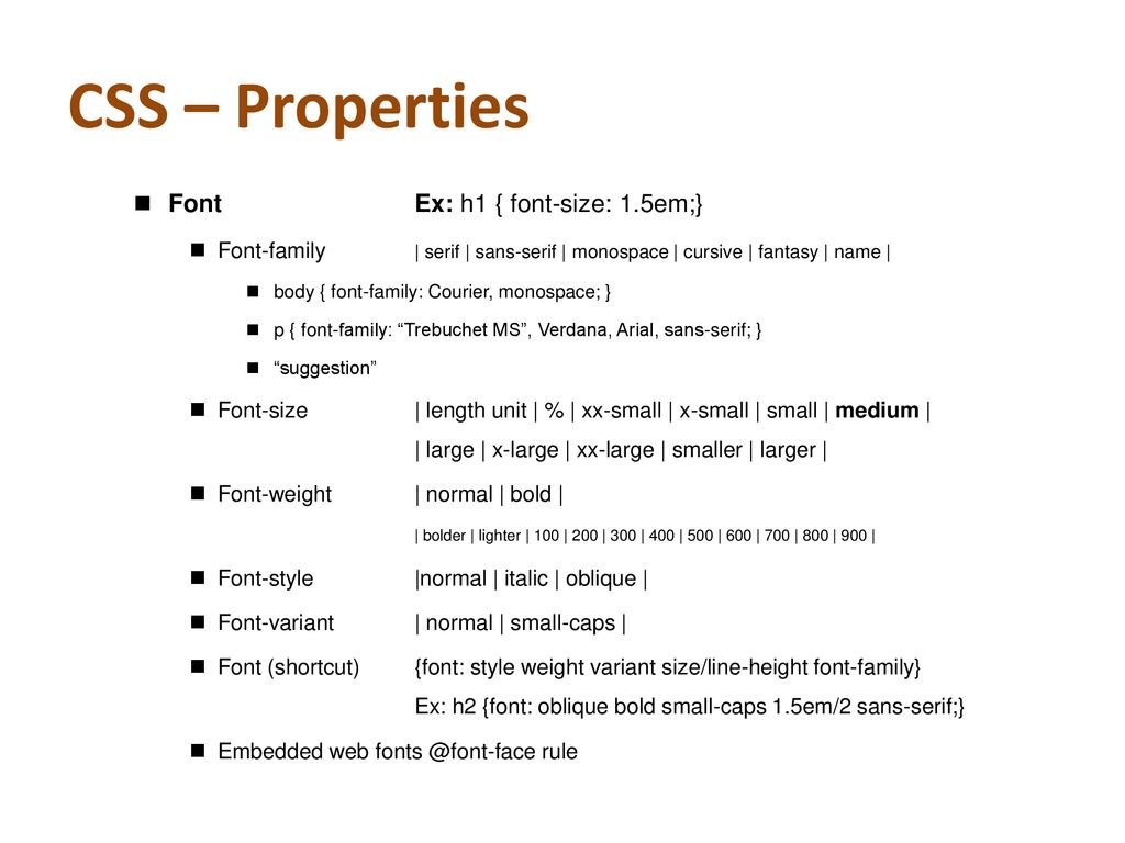CSS – Properties & Values - ppt download