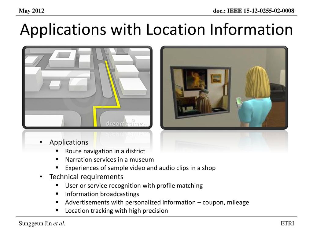 Applications with Location Information