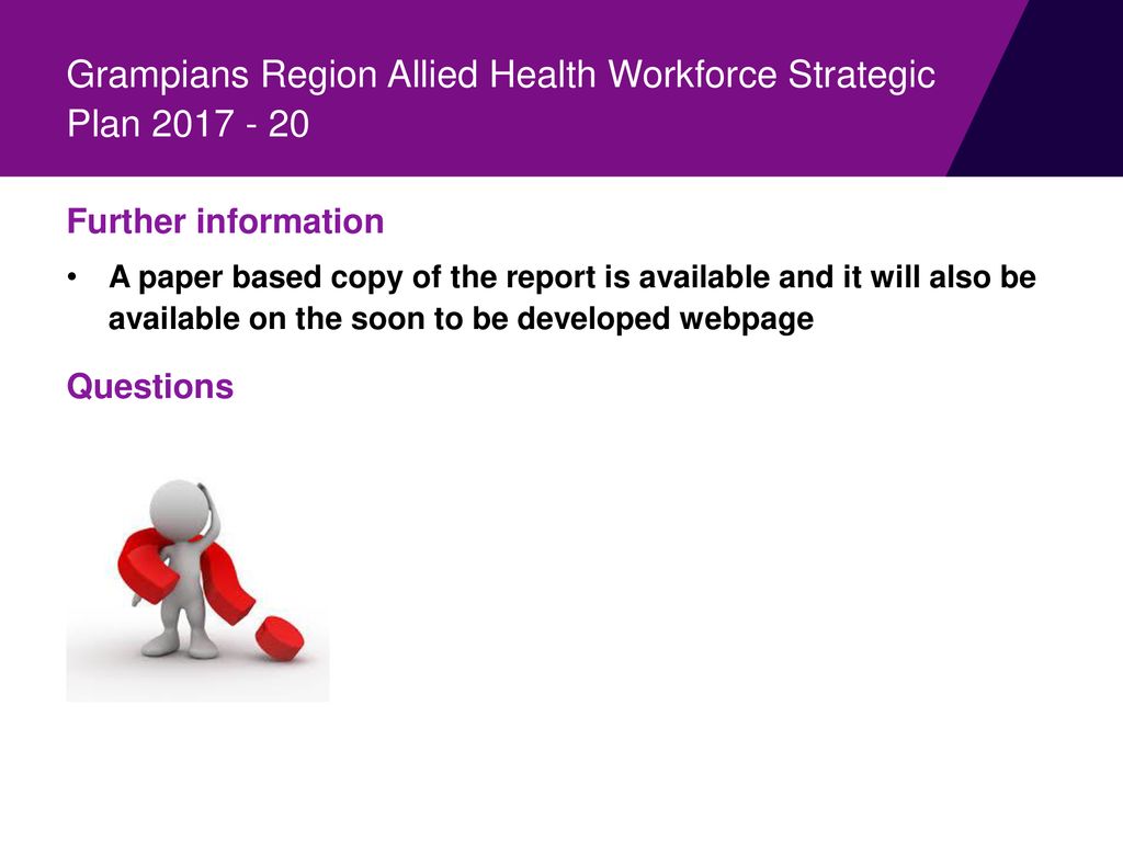 Grampians Region Allied Health Workforce Strategic Plan ppt download