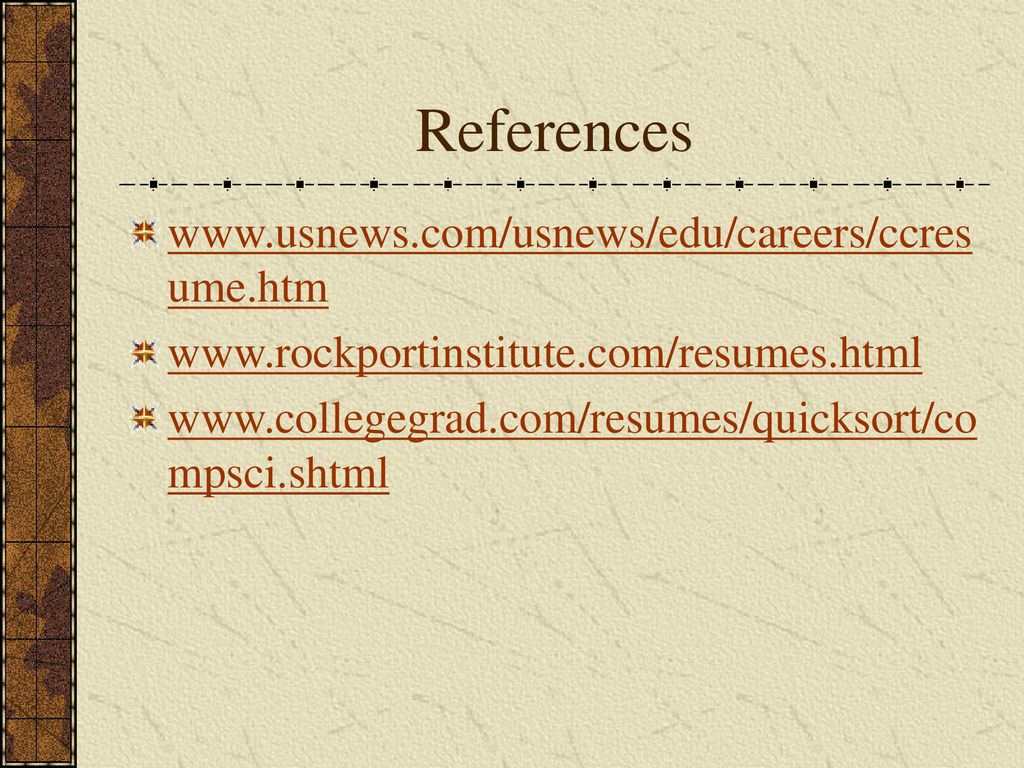 Resume Writing: “Dos and Don’ts” - ppt download