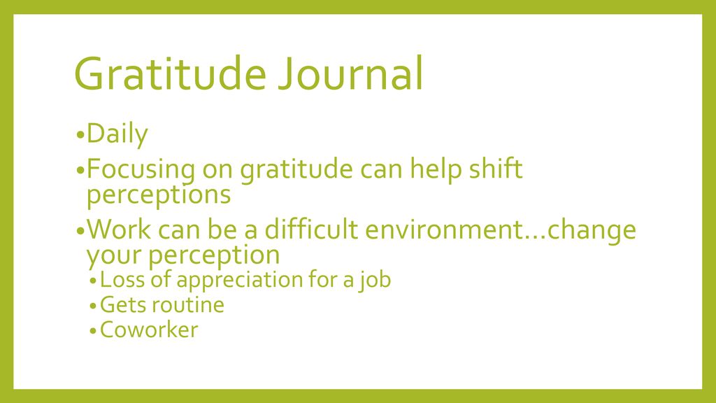 Gratitude Journal Daily