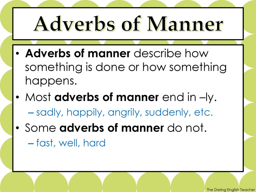 Adverbs of possibility. Adverbs of manner правило. Adverbs of manner перевод. Adverbs of manner and modifiers правила. Adverbs презентация.
