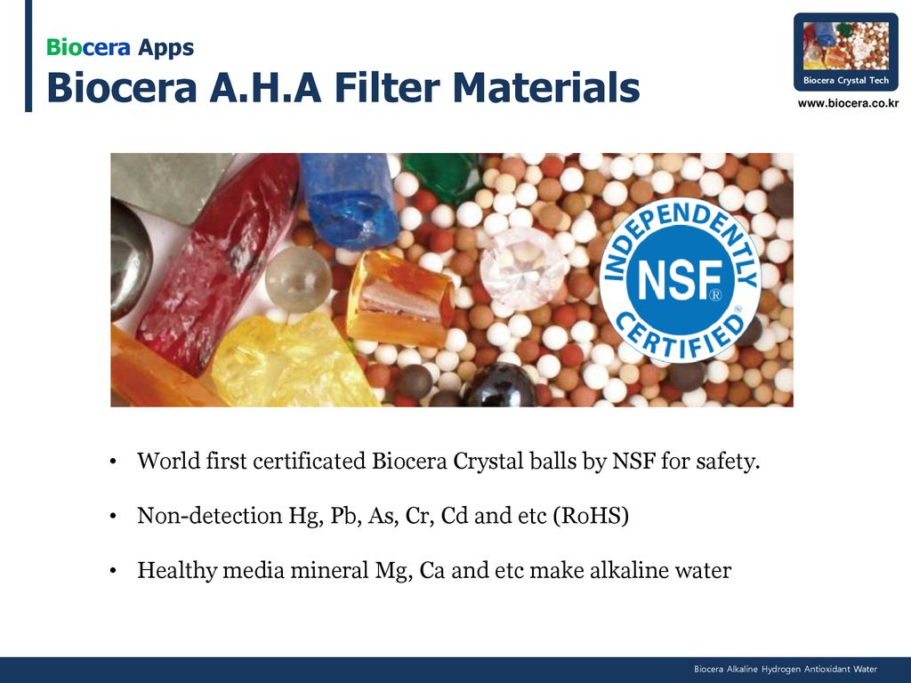 Biocera A.H.A Filter Materials