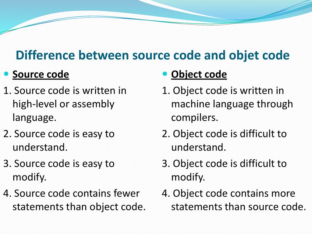 Код object
