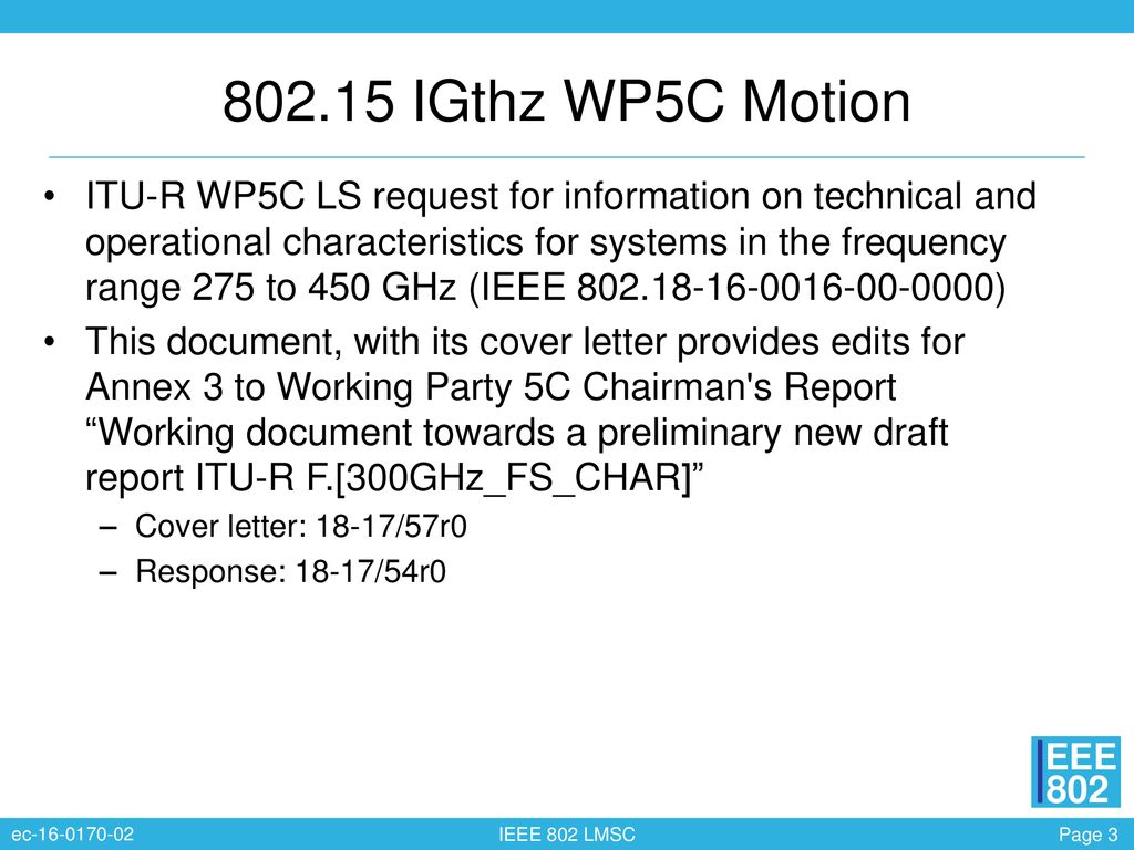 IGthz WP5C Motion