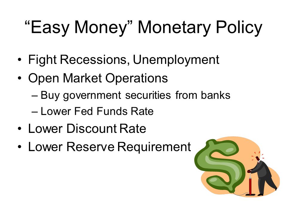 Easy Money Monetary Policy
