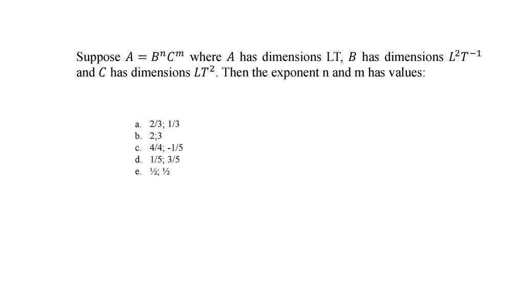 Phys 101 171 1st Major Help Session Ppt Download