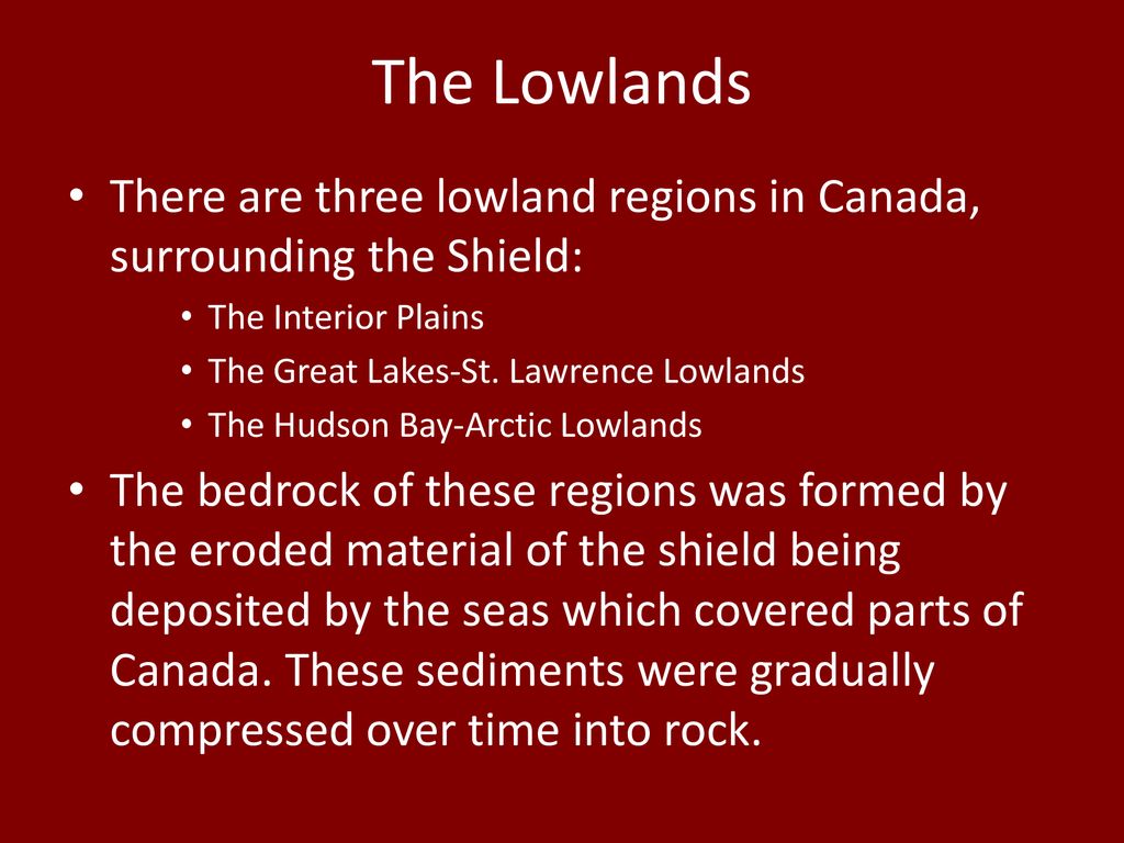 Canada S Landforms Ppt Download