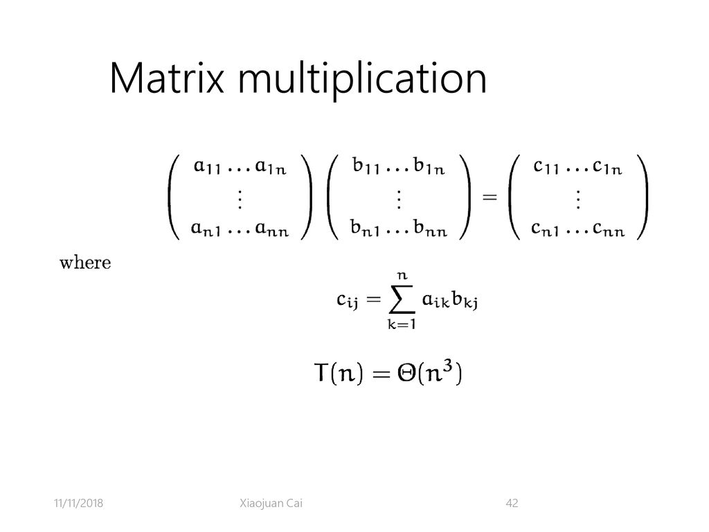 Lecture 4 Divide-and-Conquer - ppt download