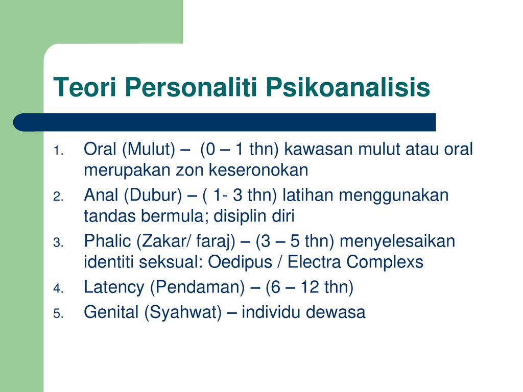 TEORI PSIKOANALISIS (Sigmund Freud) - Ppt Download