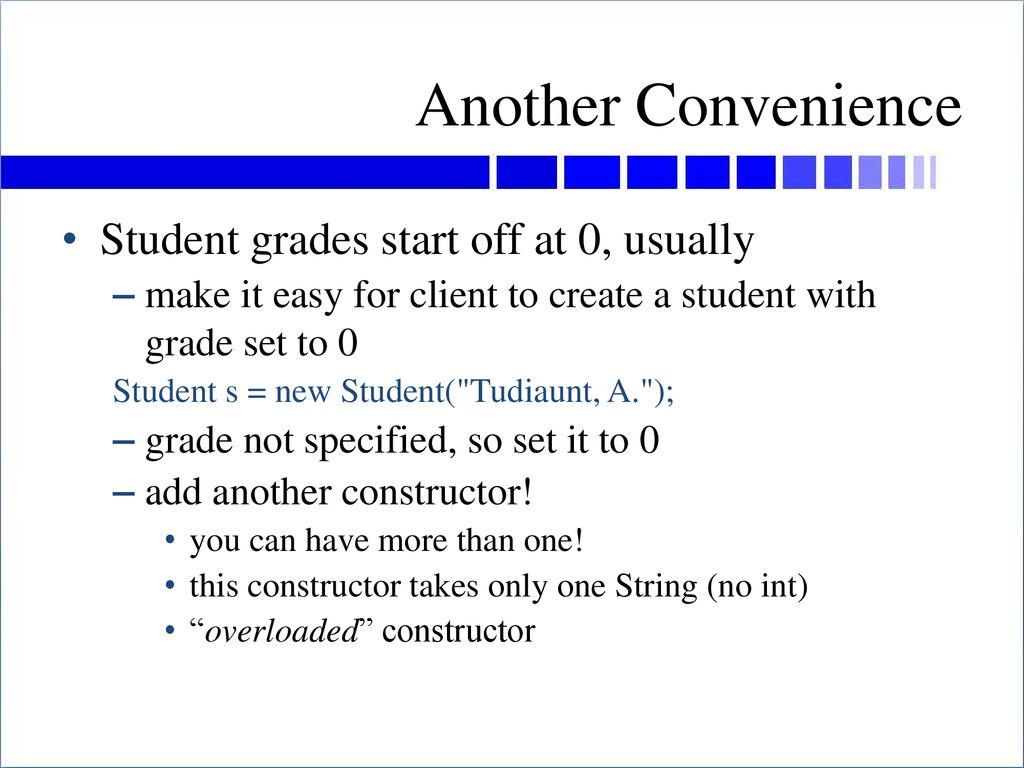 More on Objects and Classes - ppt download