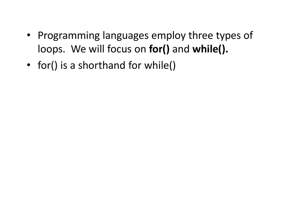 Chapter 6 Loops (iteration). - ppt download
