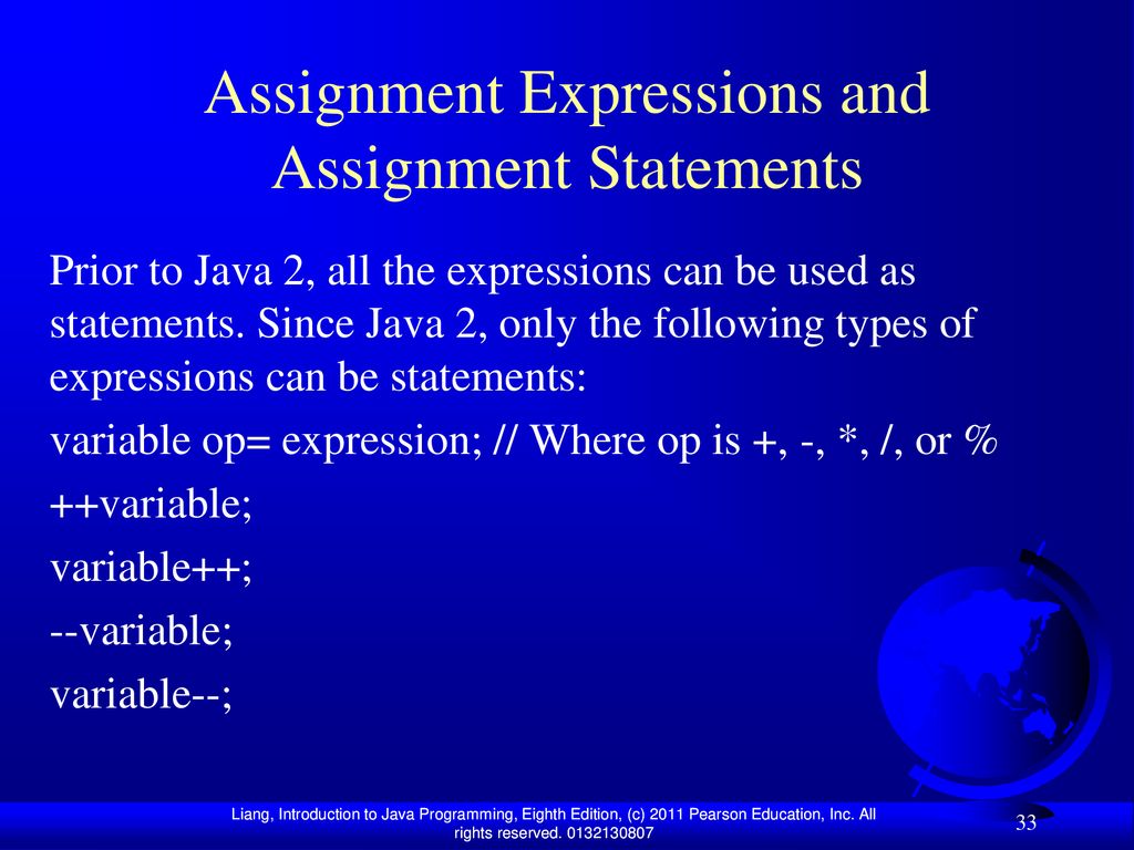 Chapter 2 Elementary Programming - ppt download