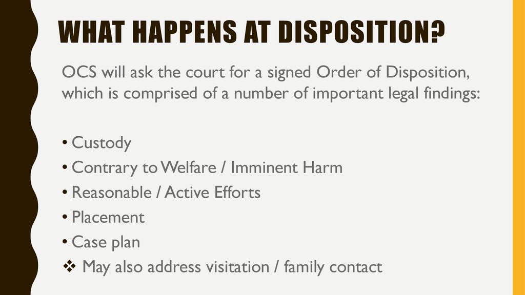 What Happens At A Disposition Hearing What Happens At A Disposition Hearing