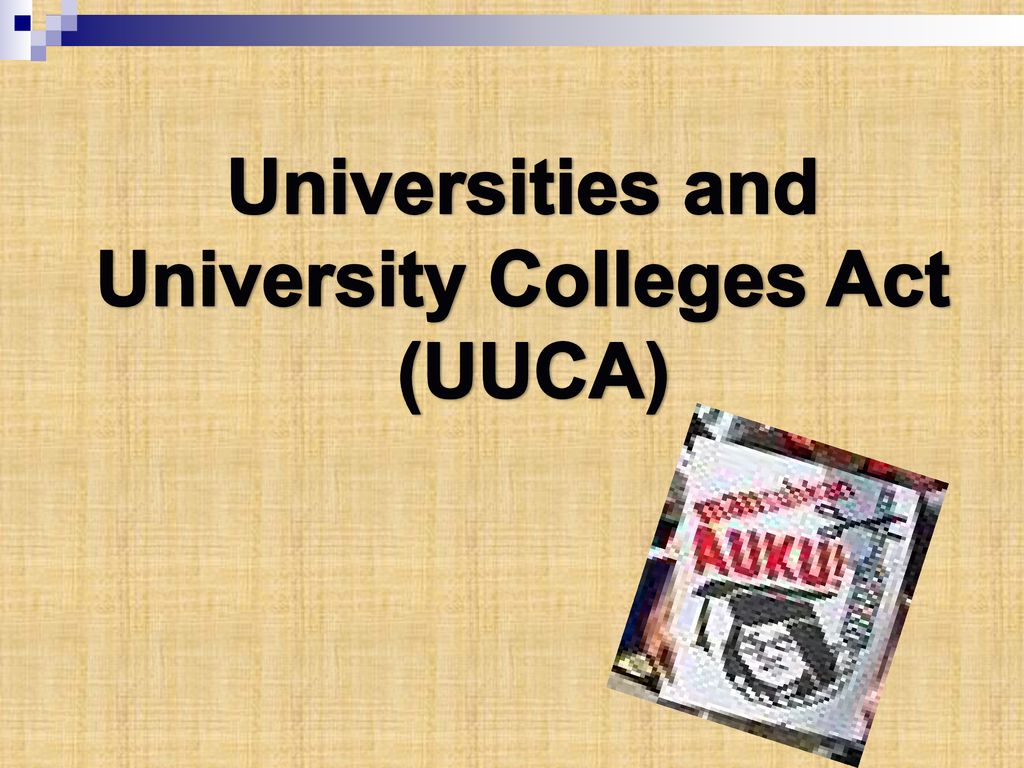 University Colleges Act