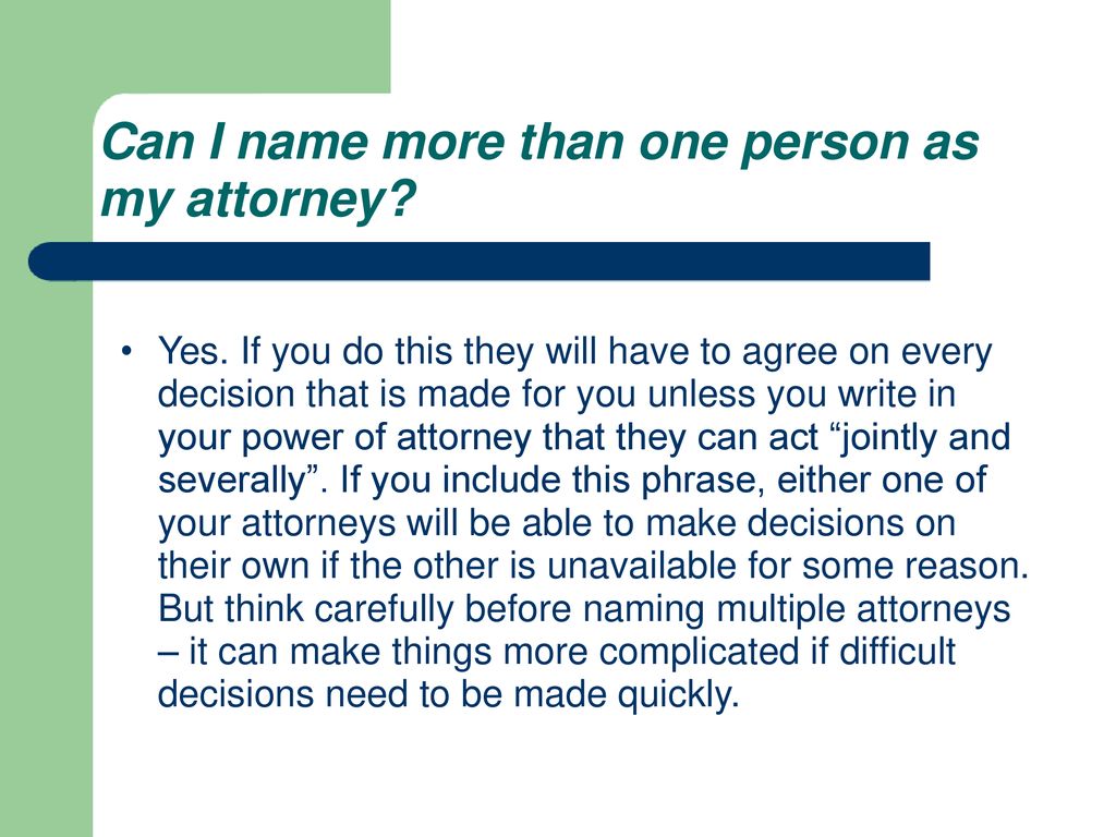 Importance of Wills and Power of Attorney ppt download
