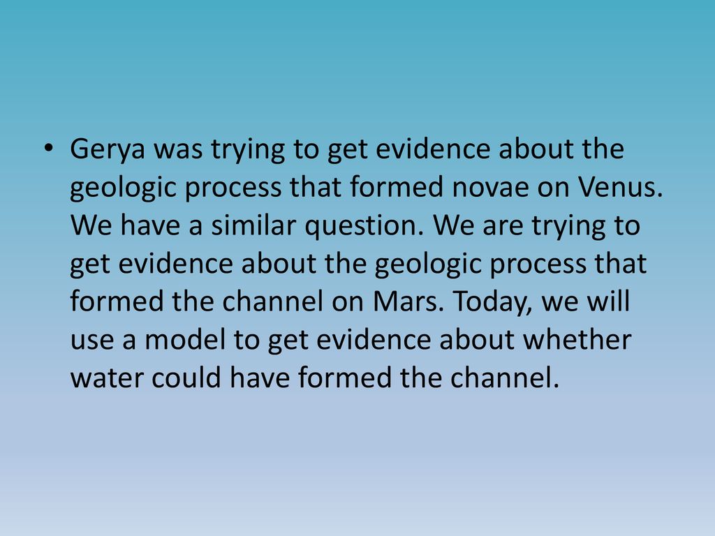 2.2 Modeling a Geologic Process ppt download