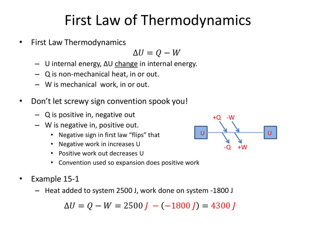 First Law Of Thermodynamics Ppt Download First Law Of Thermodynamics Ppt Download