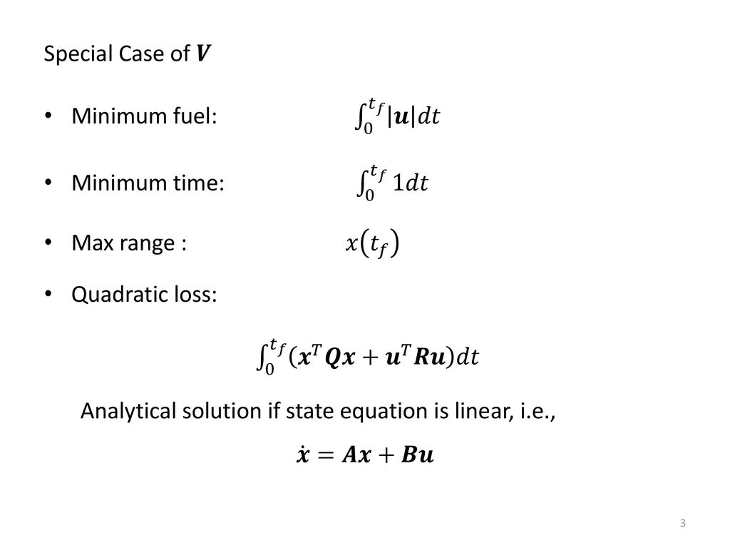 Optimal Control T F Edgar Spring Ppt Download