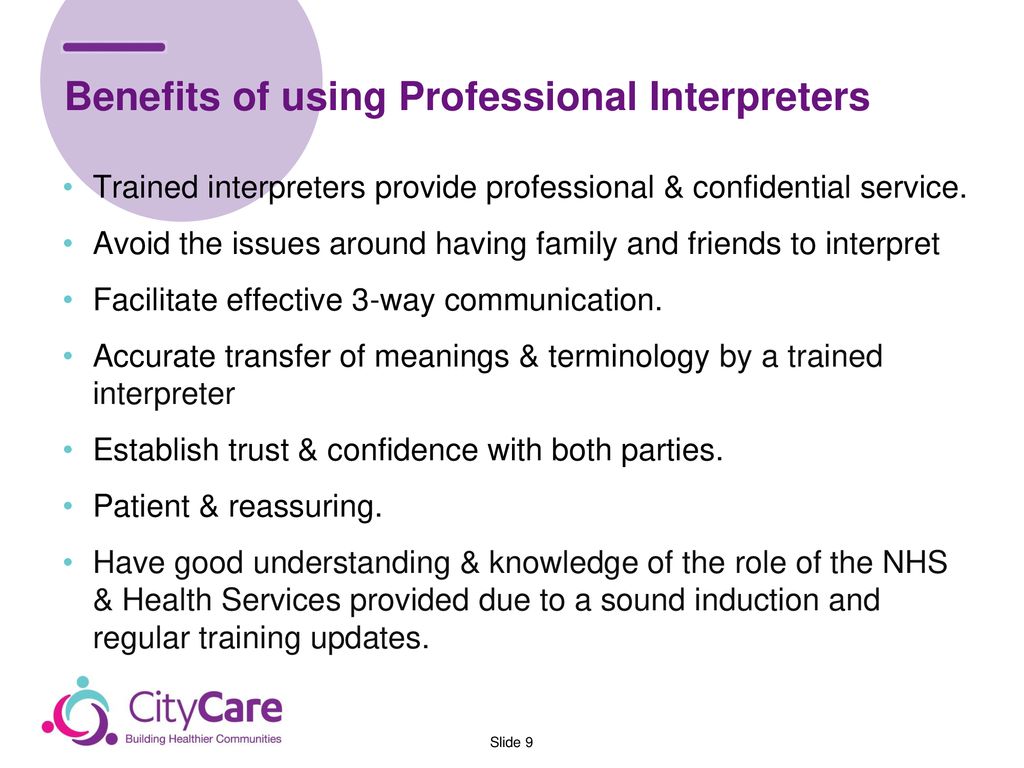 The advantages of interpretation services