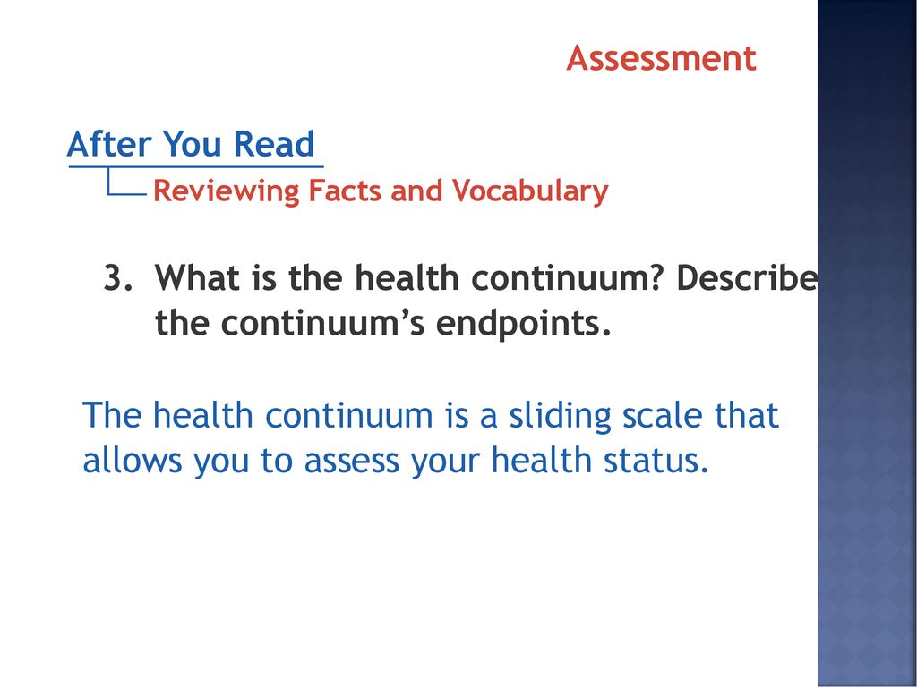 Lesson 1 Your total health ppt download