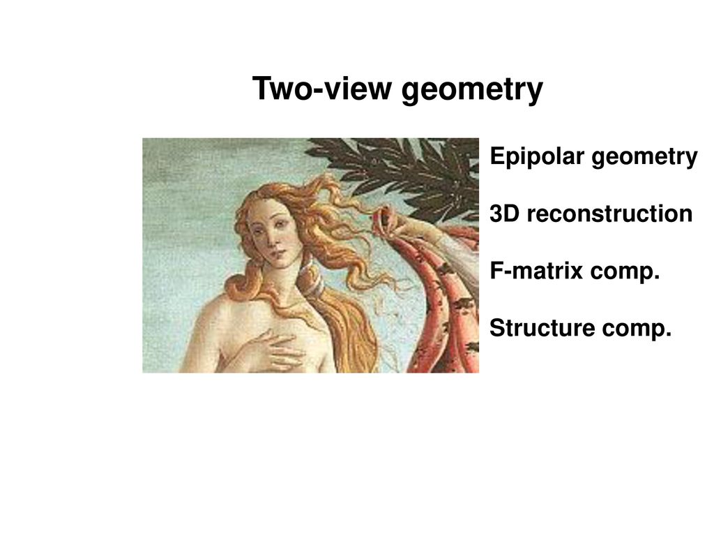 Epipolar geometry class ppt download