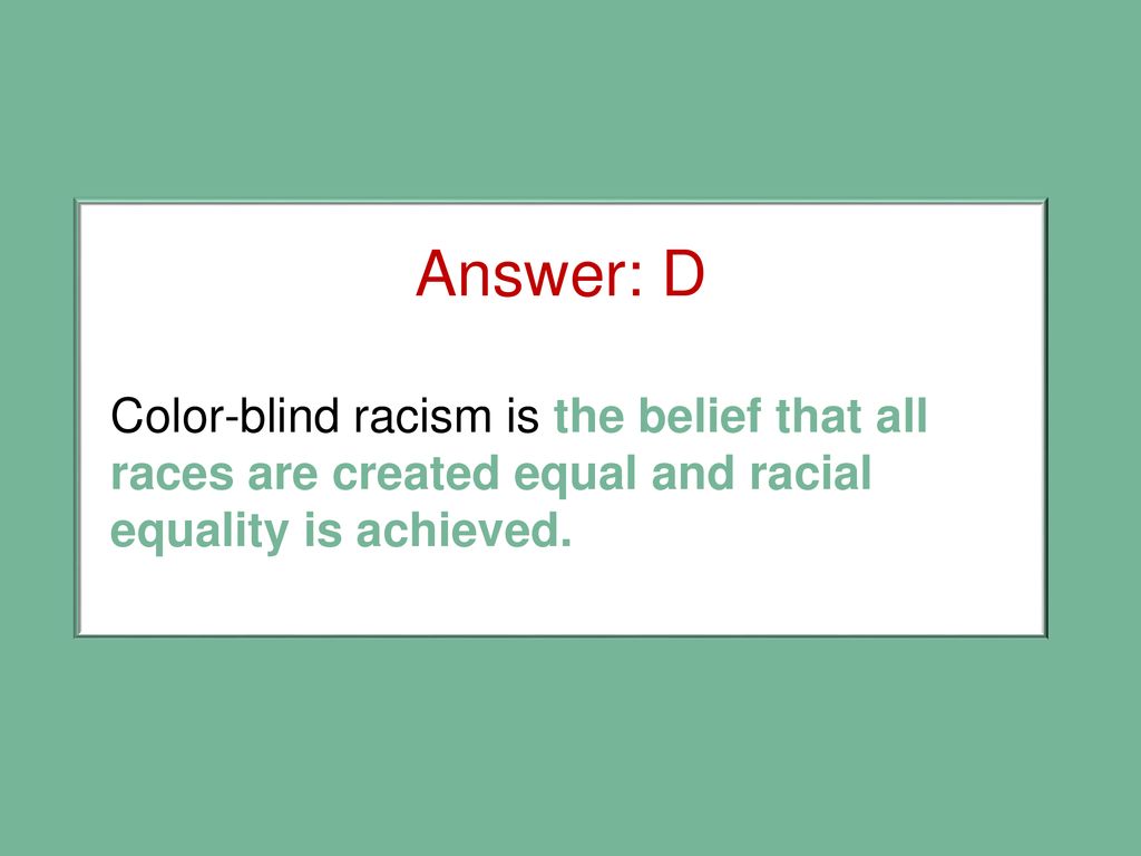Racial And Ethnic Inequality Ppt Download