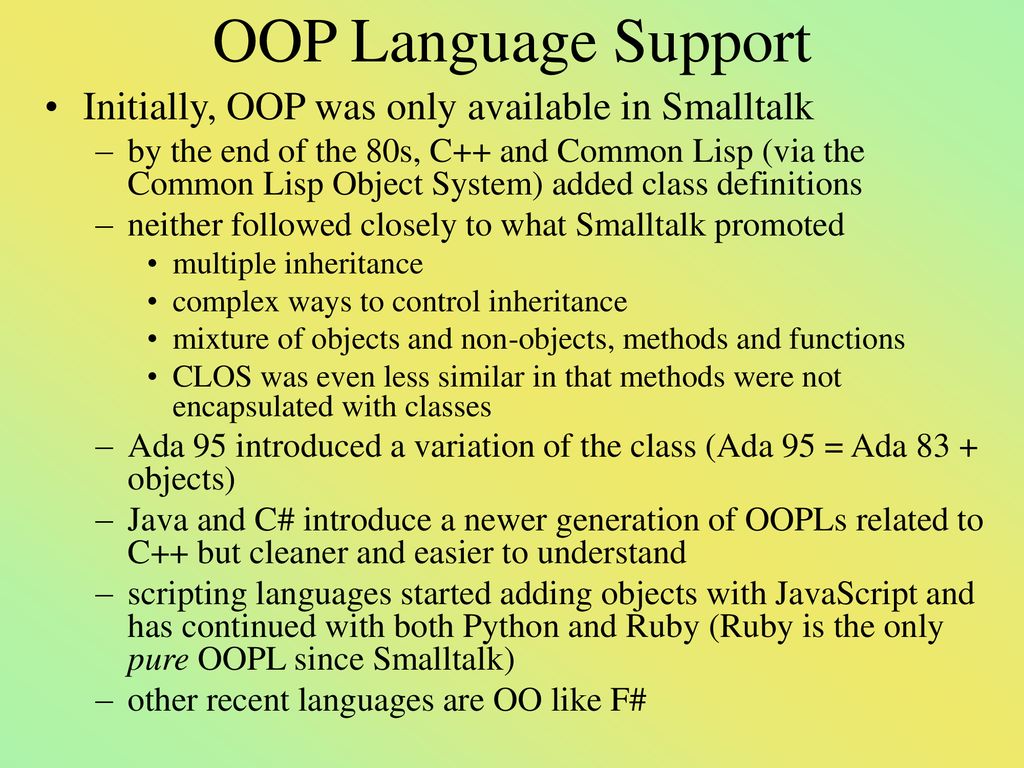 Object-Oriented Programming - ppt download