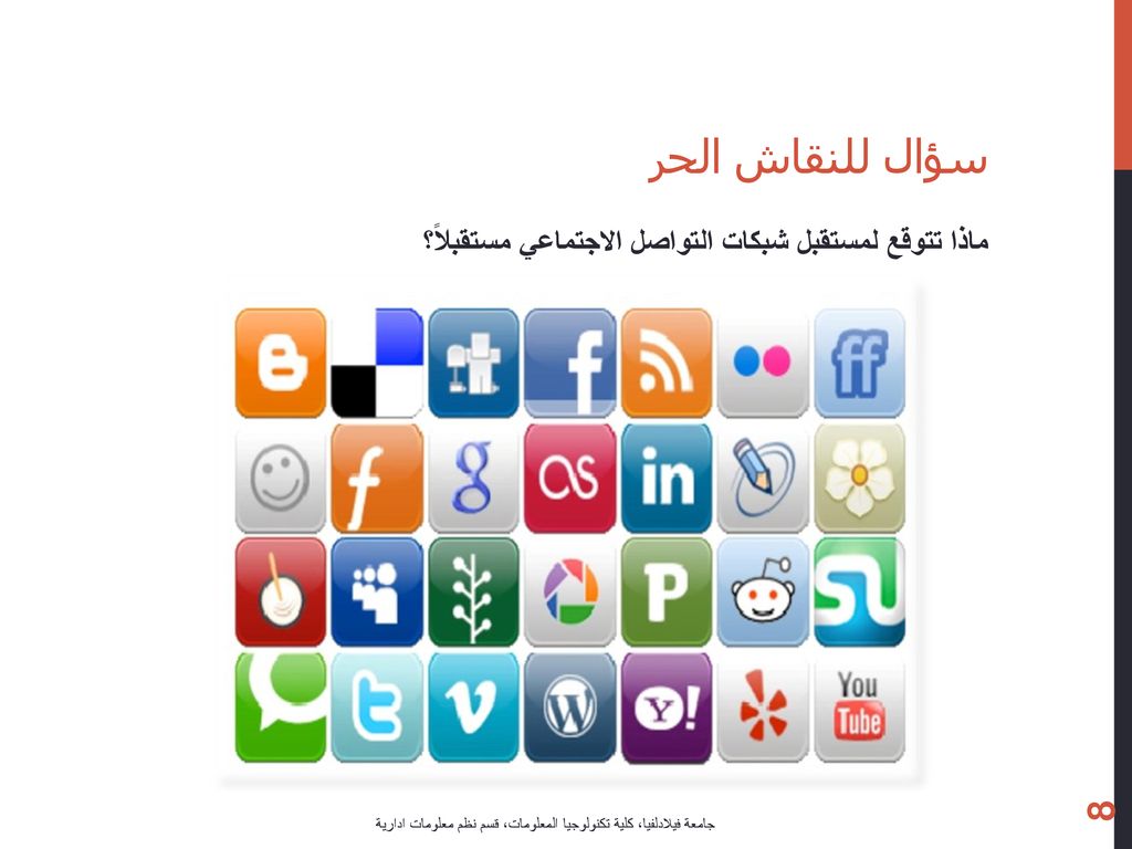 Ppt شبكات التواصل الإجتماعي Powerpoint Presentation Id 6352483