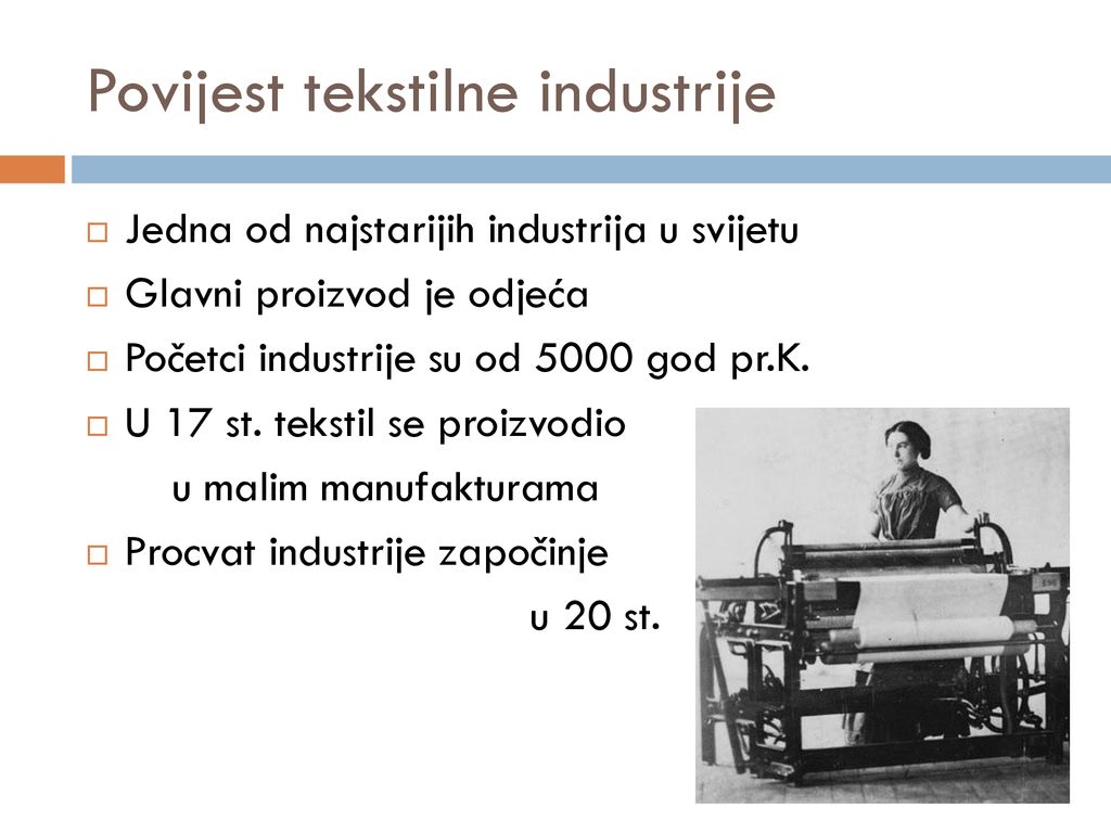 Povijest industrije