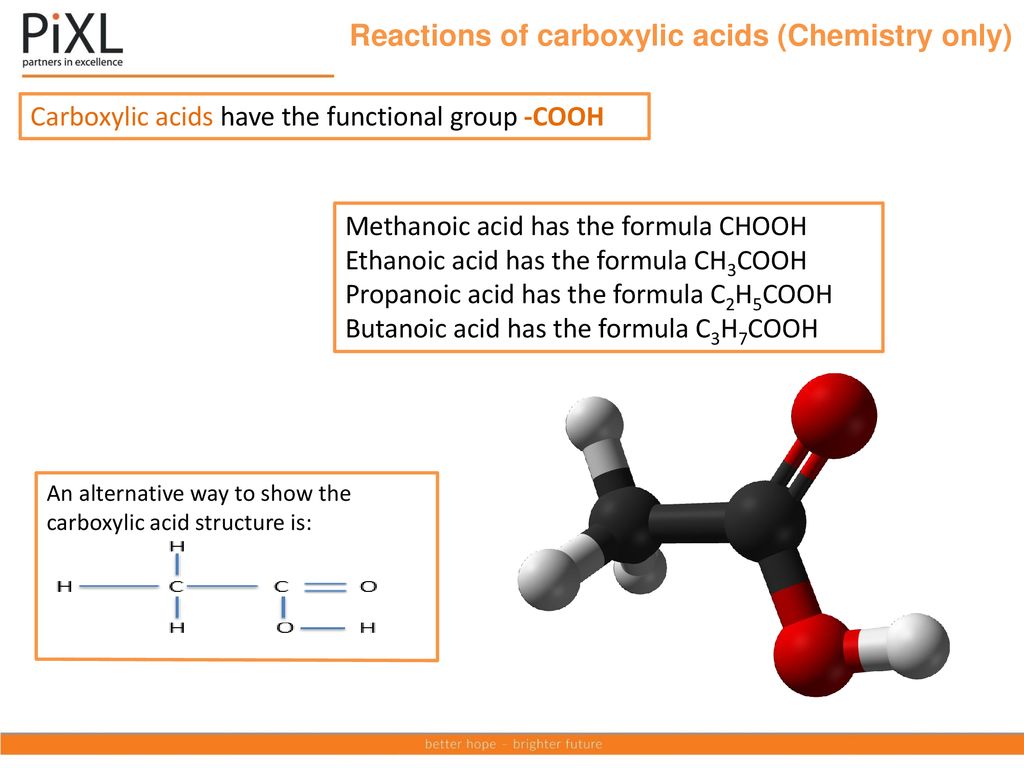 Reactions of carboxylic acids (Chemistry only)