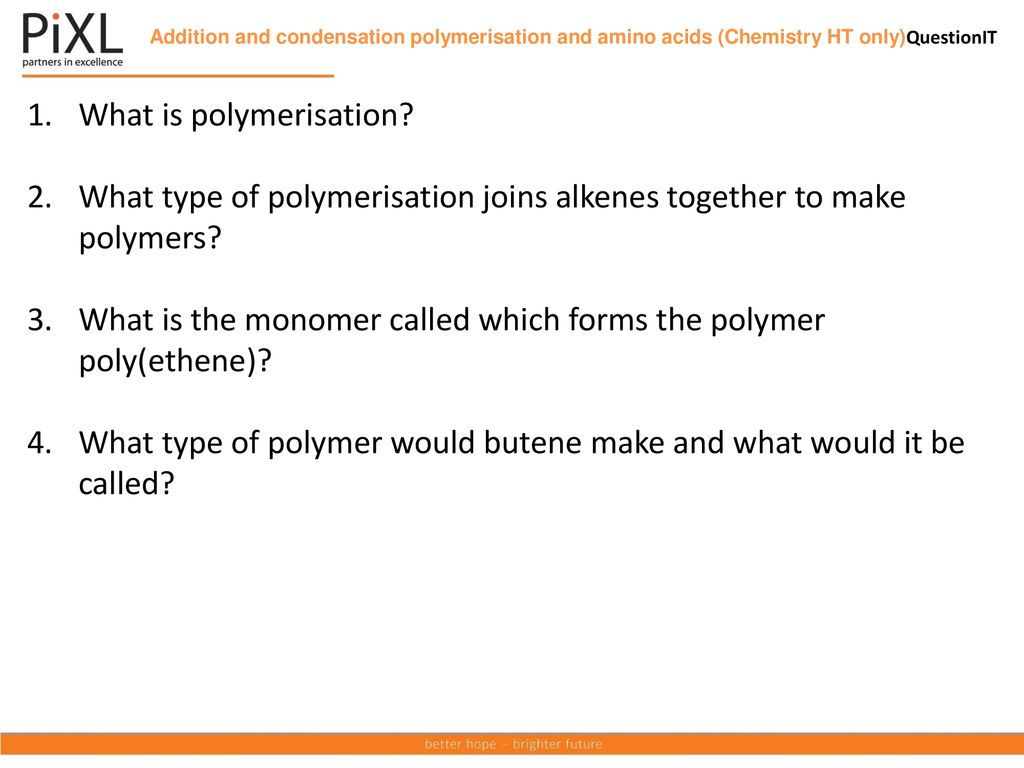 What is polymerisation