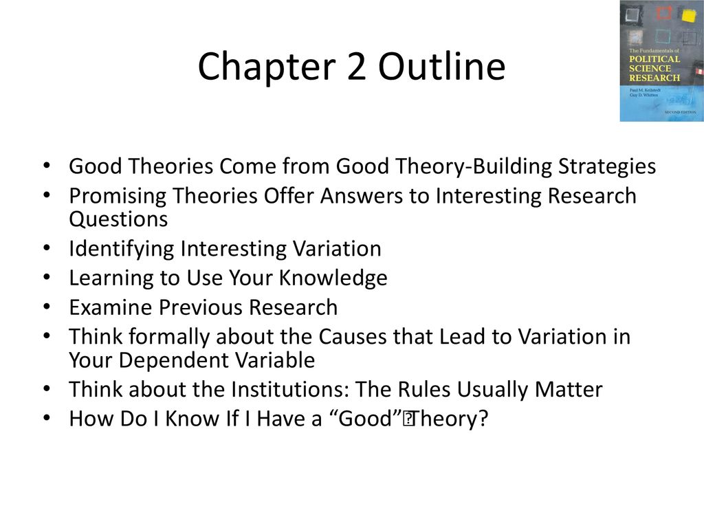Master thesis outline political science