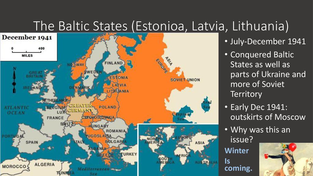 The Baltic States (Estonioa, Latvia, Lithuania)