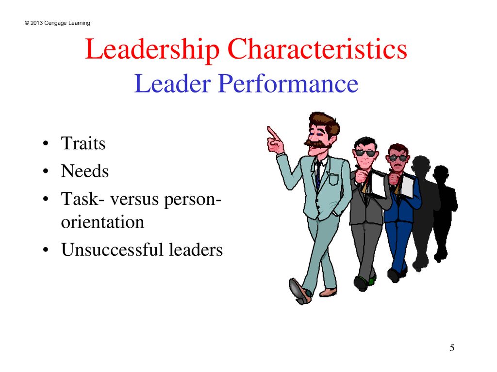Leadership Characteristics Leader Performance