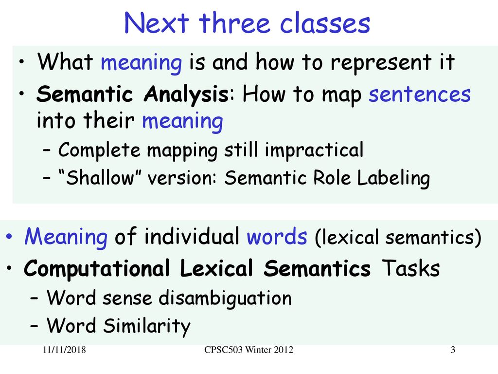 CPSC 503 Computational Linguistics - ppt download