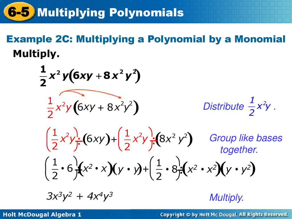 Multiplying Polynomials Ppt Download
