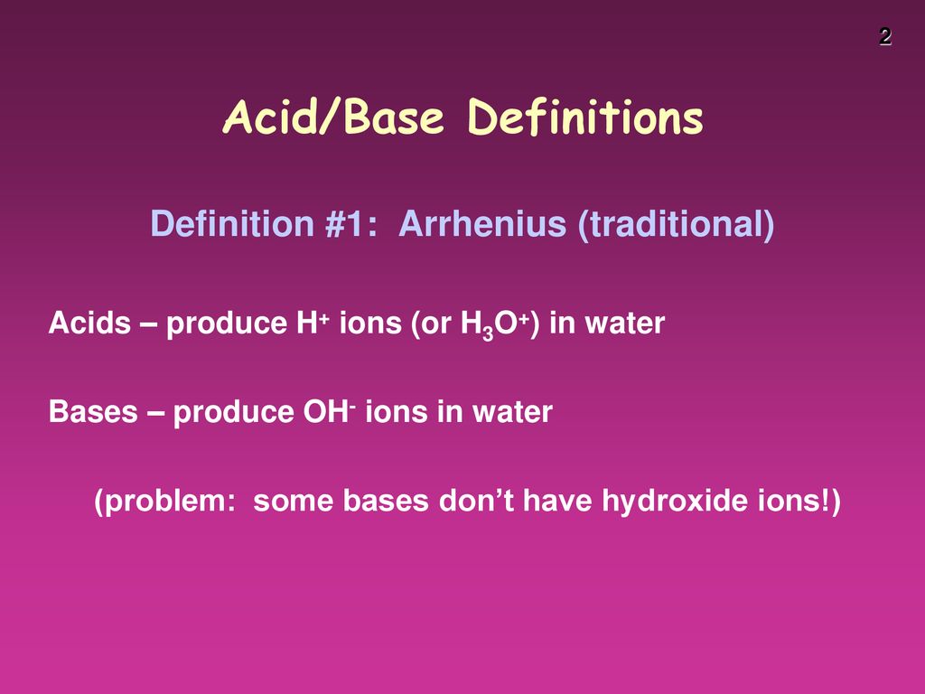 The Chemistry of Acids and Bases - ppt download
