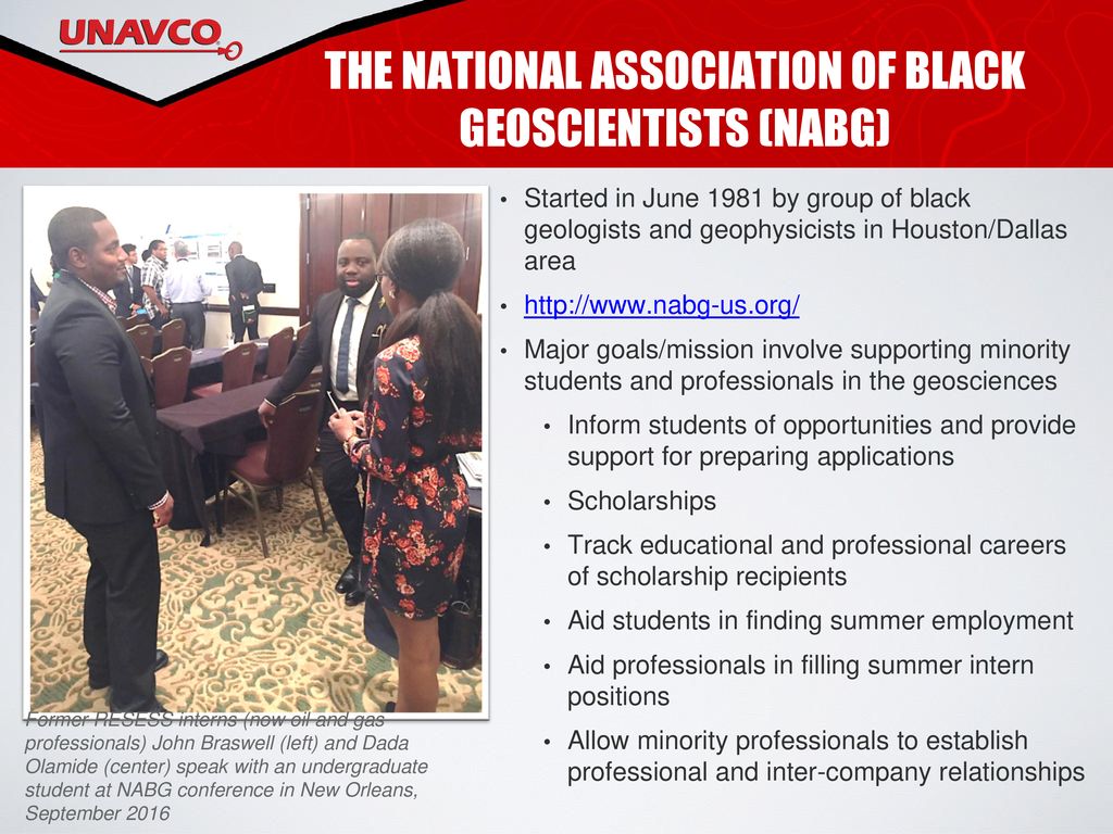 The National Association of Black Geoscientists (NABG) ppt download