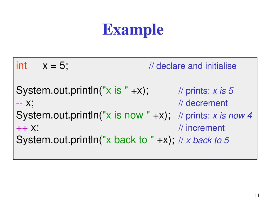 Java LESSON 2 Operators & Conditionals - ppt download