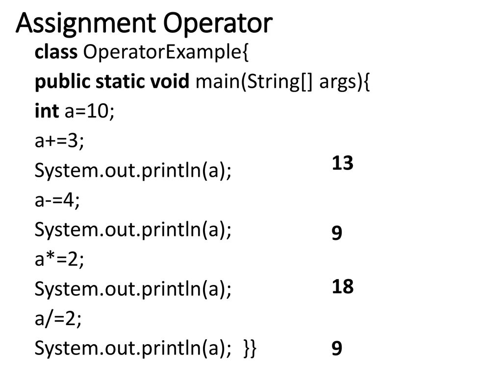 Operators and Expressions - ppt download