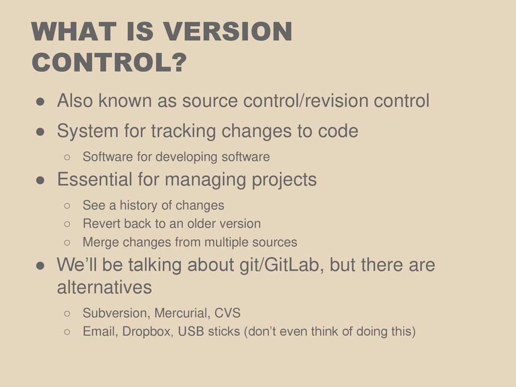 SECTION 1: CODE REASONING + VERSION CONTROL - ppt download