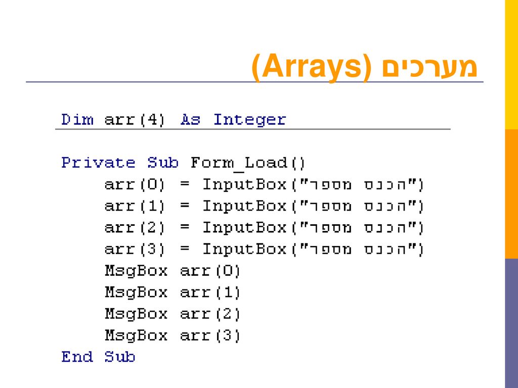 שפת Visual Basic מבוסס על Visual Basic. NET 2008 מרצה : קנדוב פנחס ...