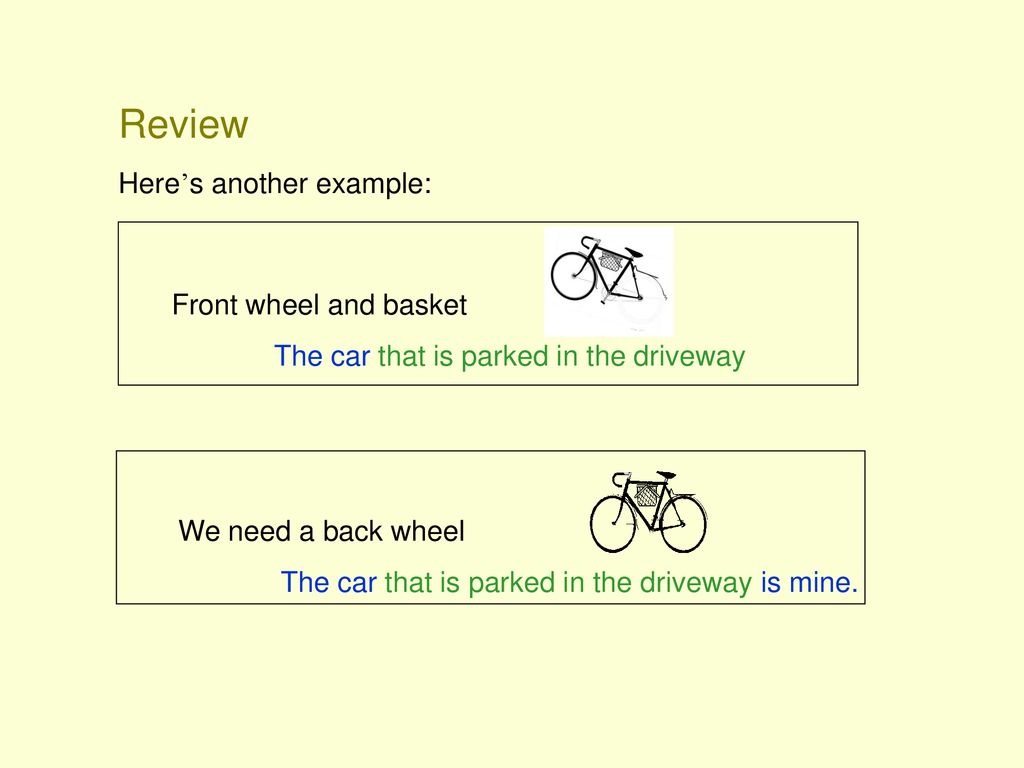 THE BIKE How Sentences Work. ppt download