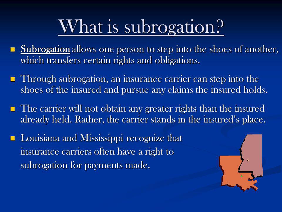 Successful Subrogation Ppt Download